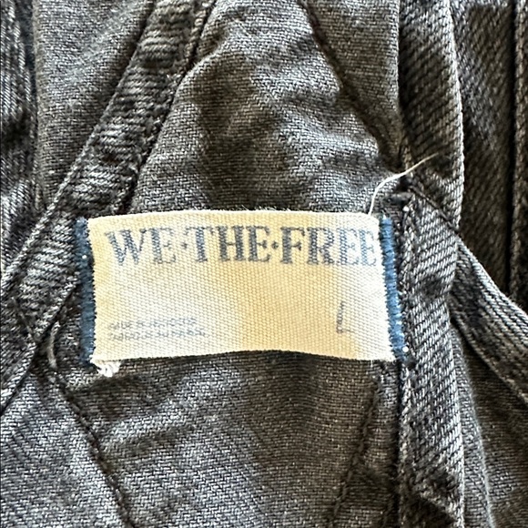 Free People - Ziggy black overalls size L - Picture 4 of 5